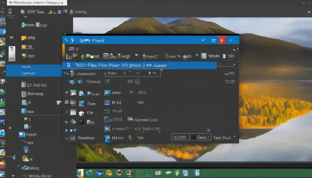 can gimp python open files