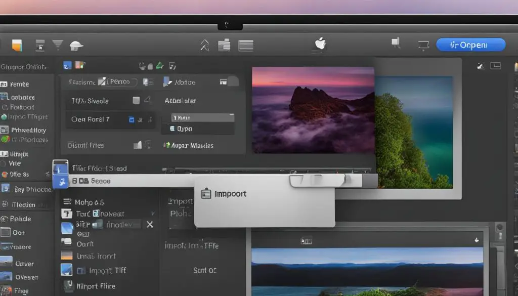 do tiff files work in iphoto mac