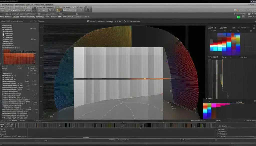 gimp histogram analysis