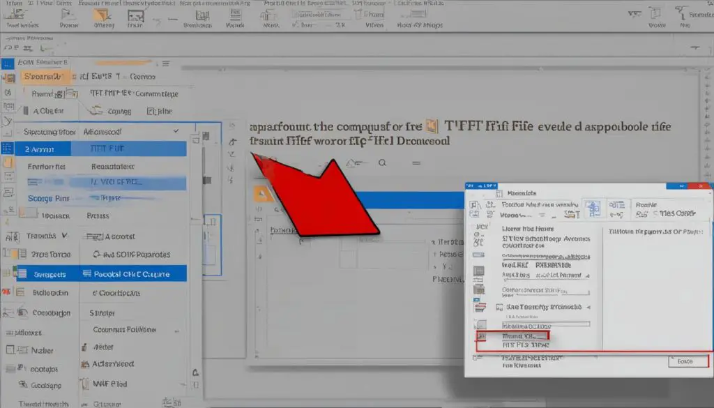 how to change a tiff file to a word document