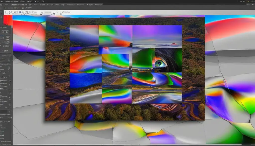 how to distort images with filer in gimp